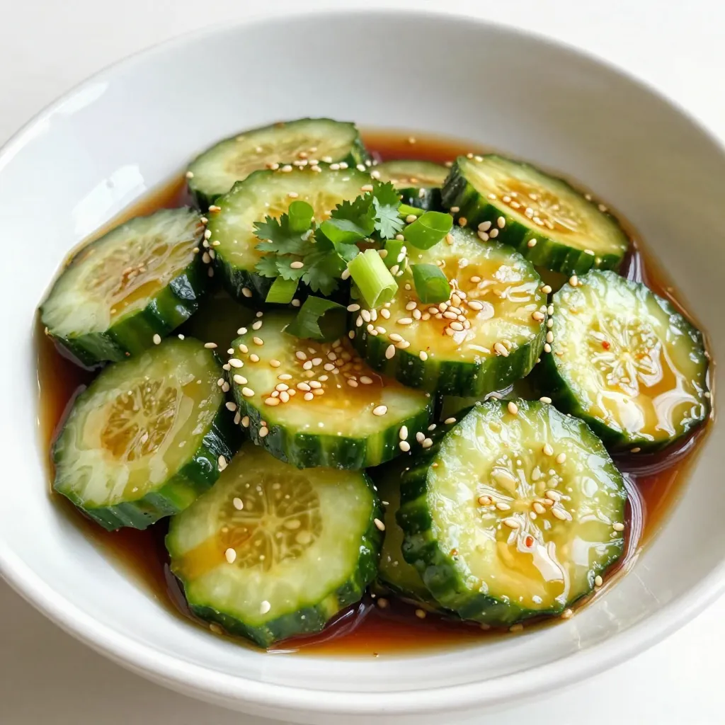 Asian Cucumber Salad Fresh and Flavorful Delight