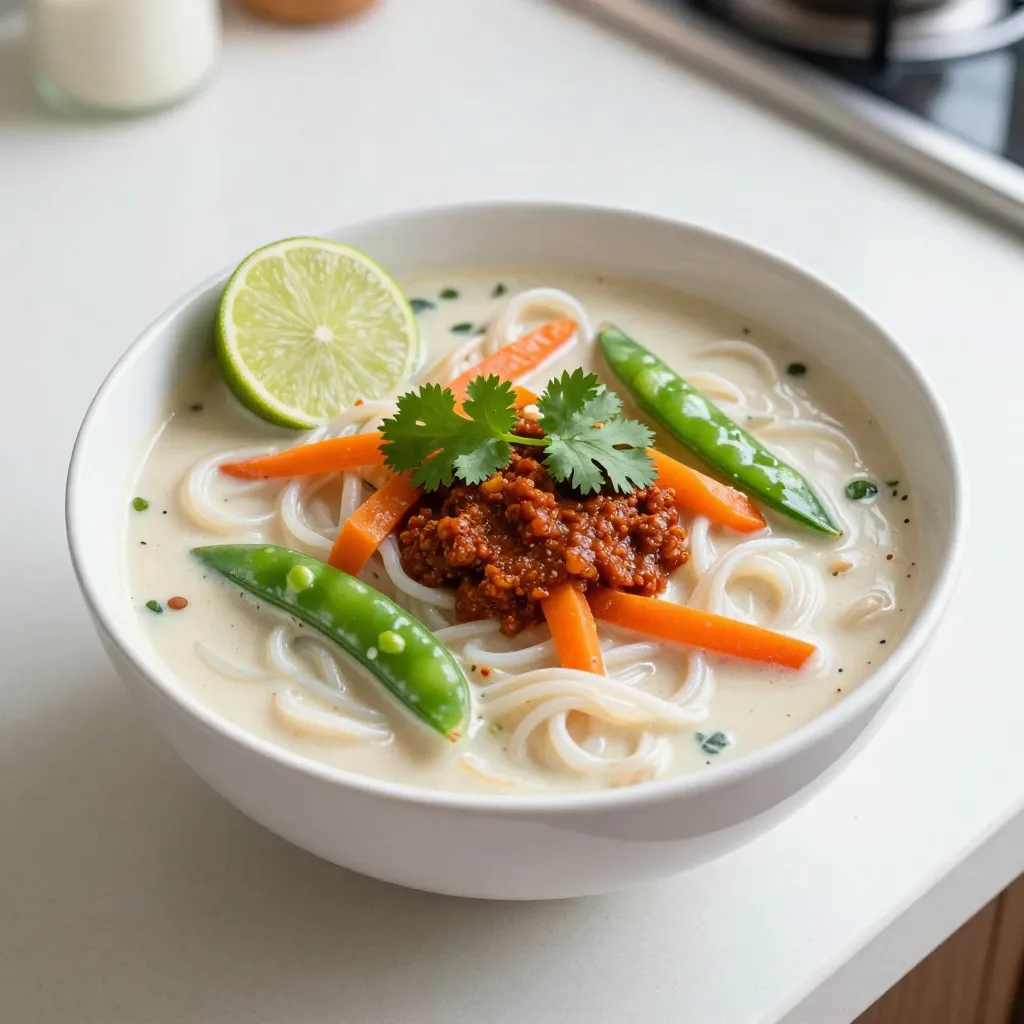 Coconut Curry Noodle Soup Flavorful and Simple Recipe