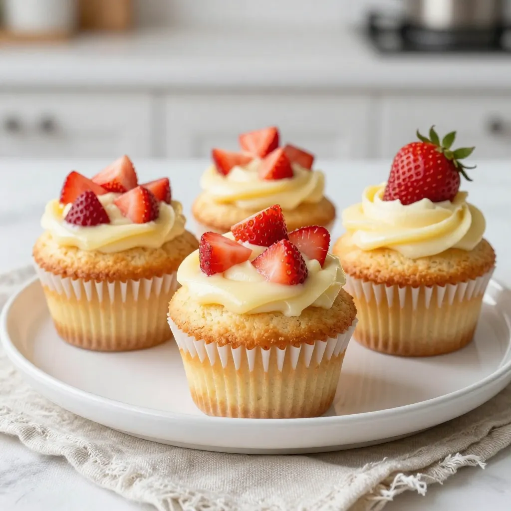 Strawberry Lemonade Cupcakes Delightful and Bright Treat