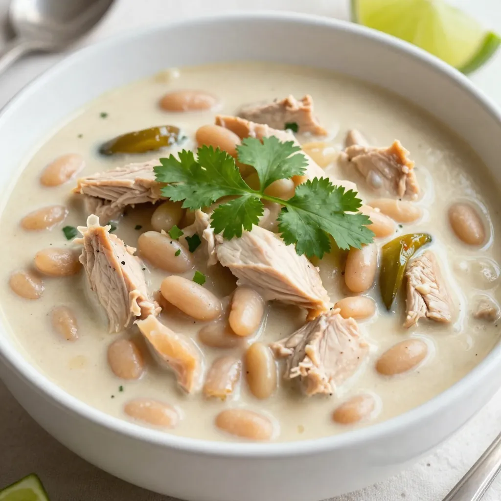 Creamy White Chicken Chili Quick and Simple Recipe