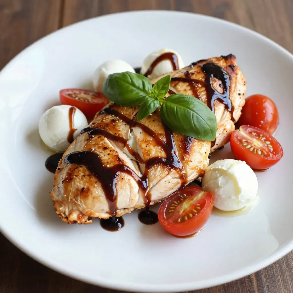 Balsamic Glazed Caprese Chicken Delicious and Easy Meal