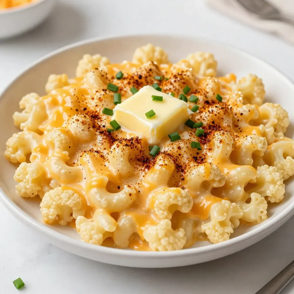 Keto Cauliflower Mac and Cheese Creamy Comfort Meal