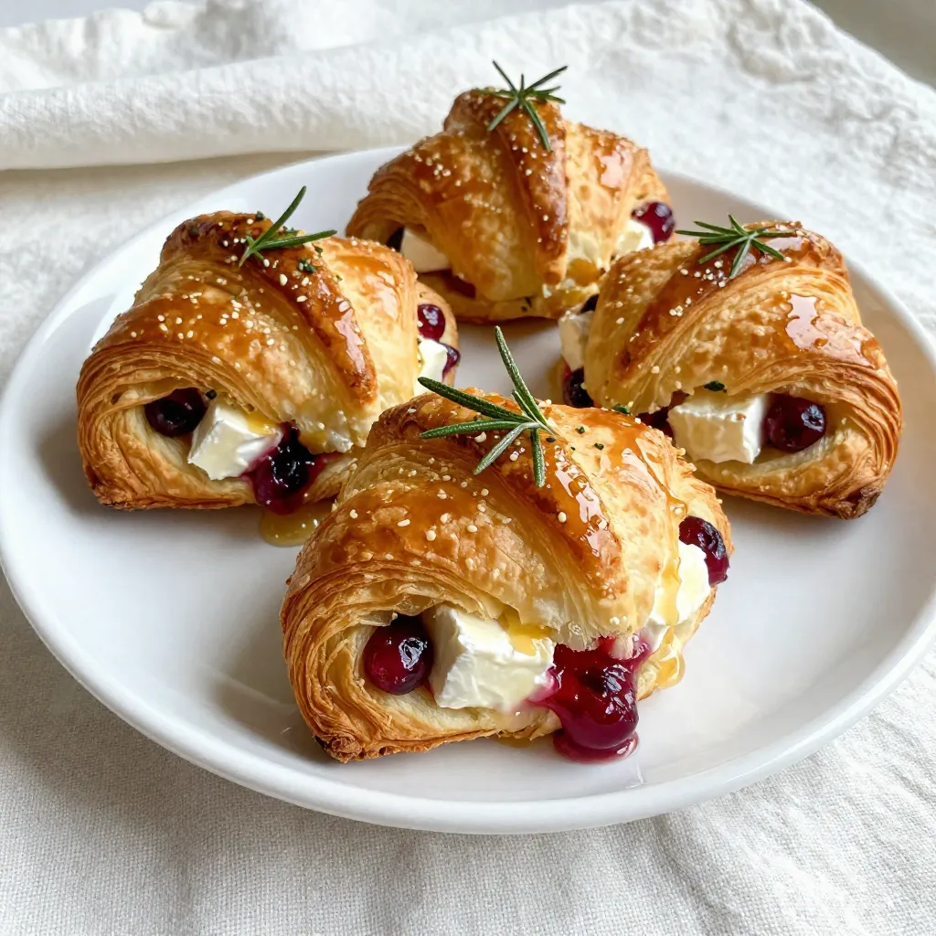 Cranberry Brie Crescent Bites Simple and Savory Treat