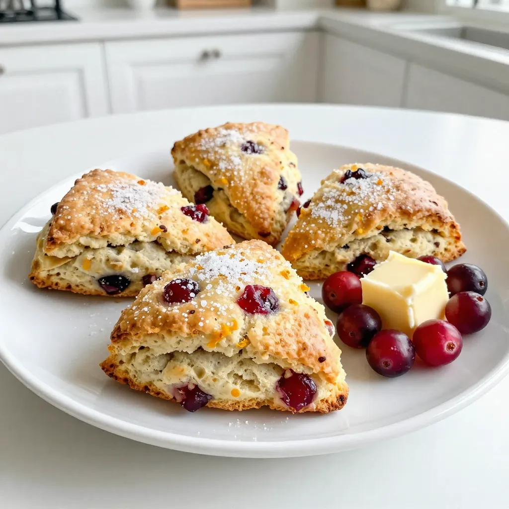 Cranberry Orange Scones Delightful and Simple Recipe