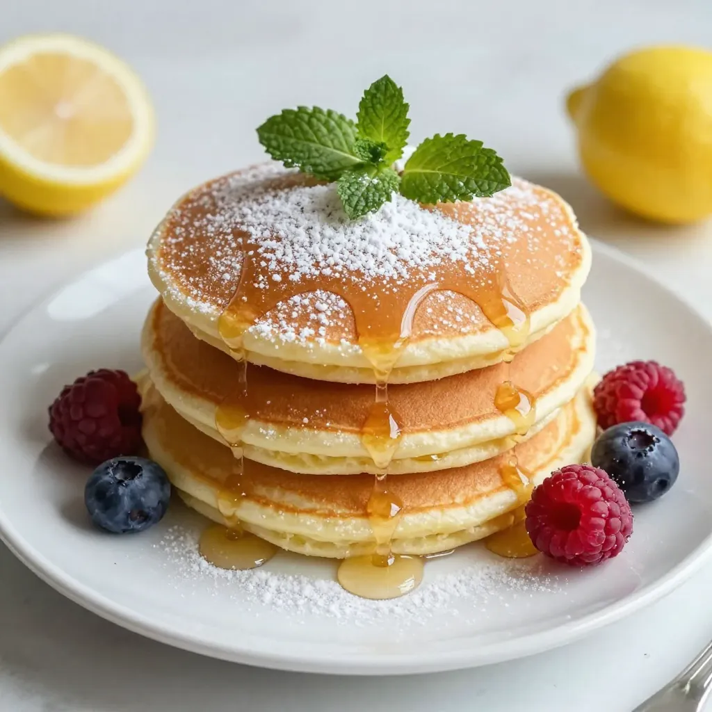 Lemon Ricotta Pancakes Fluffy and Flavorful Treat