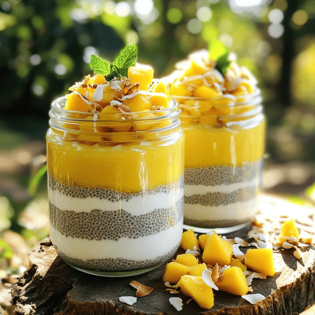 Mango Coconut Chia Pudding Simple and Nutritious Treat