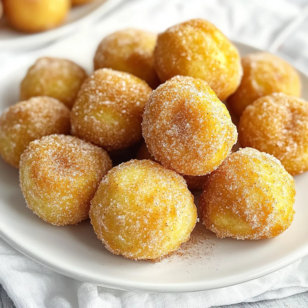 Churro Donut Holes Tasty and Easy Treat Recipe