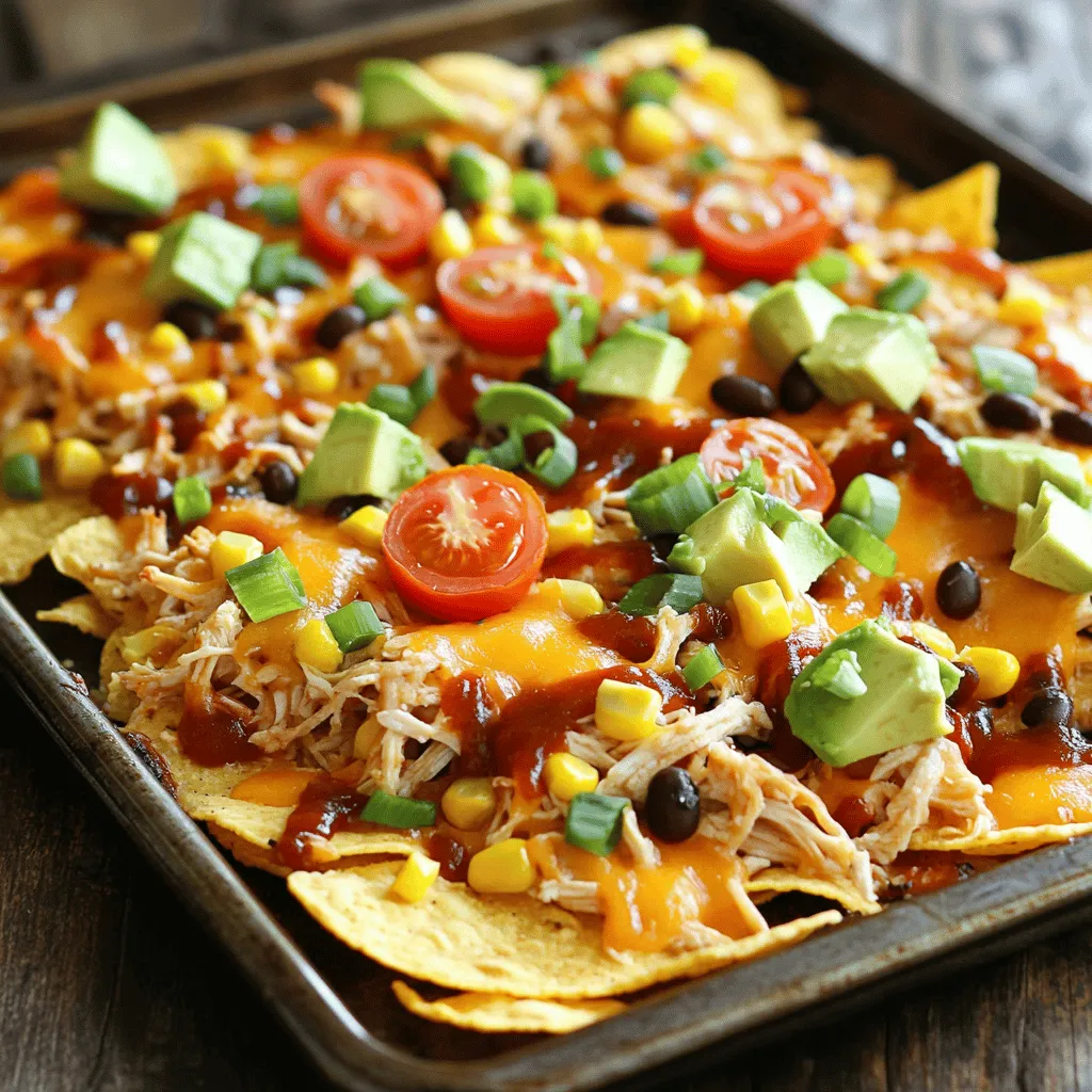 Sheet Pan BBQ Chicken Nachos Flavorful Game Day Dish