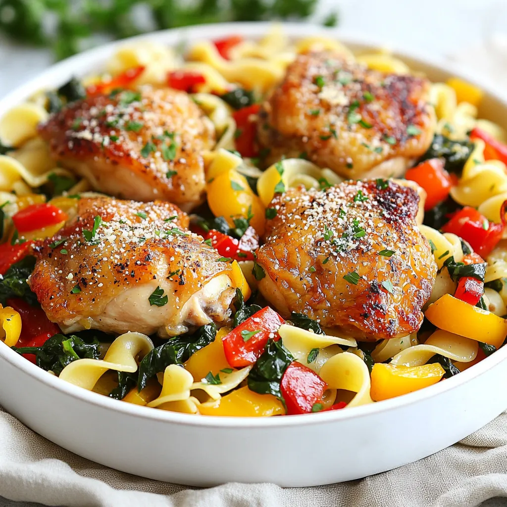 Satisfying One-Pan Chicken with Buttered Noodles Recipe