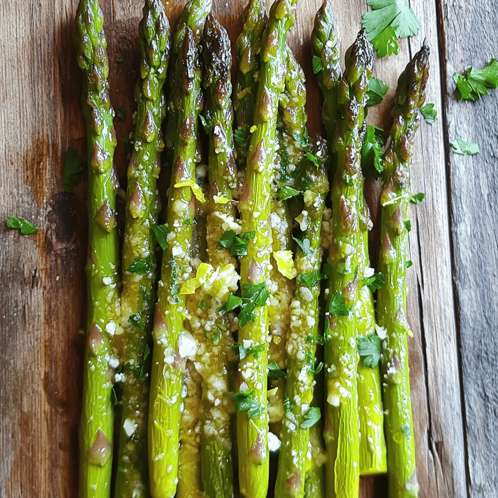 Garlic Lemon Asparagus Tasty and Easy Recipe