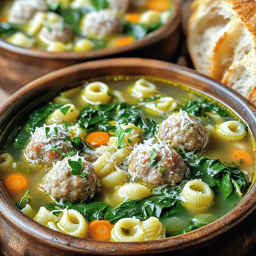 Classic Italian Wedding Soup Flavorful and Hearty Dish