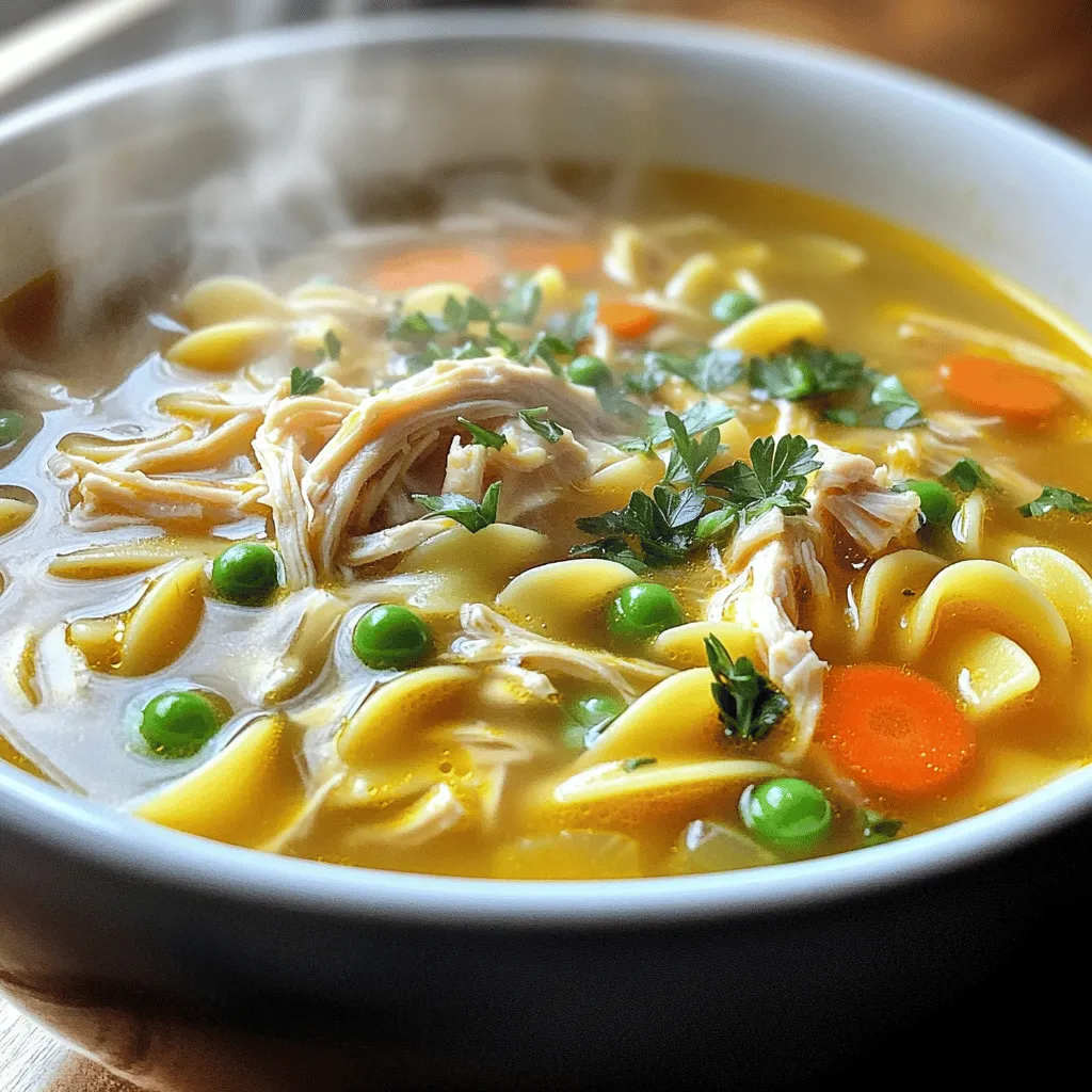 Easy Chicken Noodle Soup Simple Comfort Food Recipe