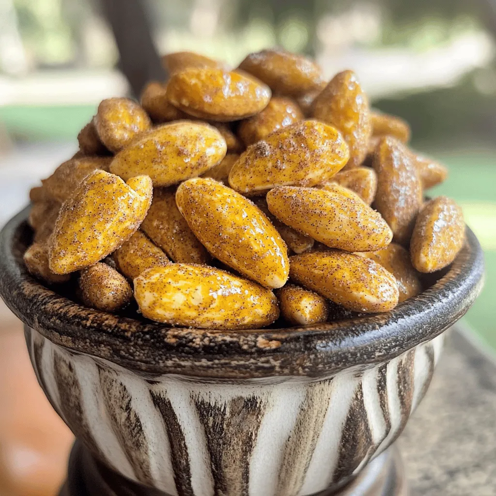 Pumpkin Pie Spiced Almonds Irresistible Flavor Snack