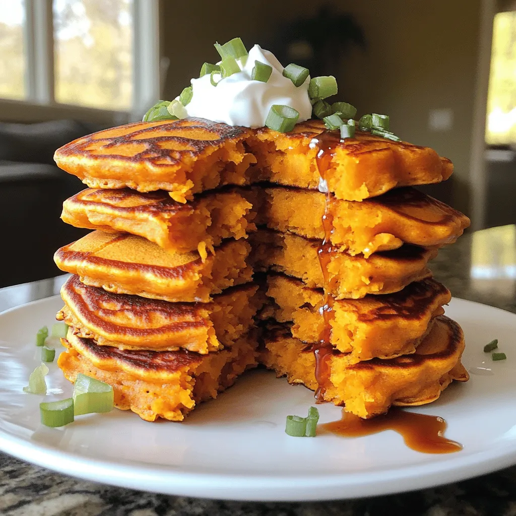Savory Sweet Potato Pancakes Tasty and Easy Recipe