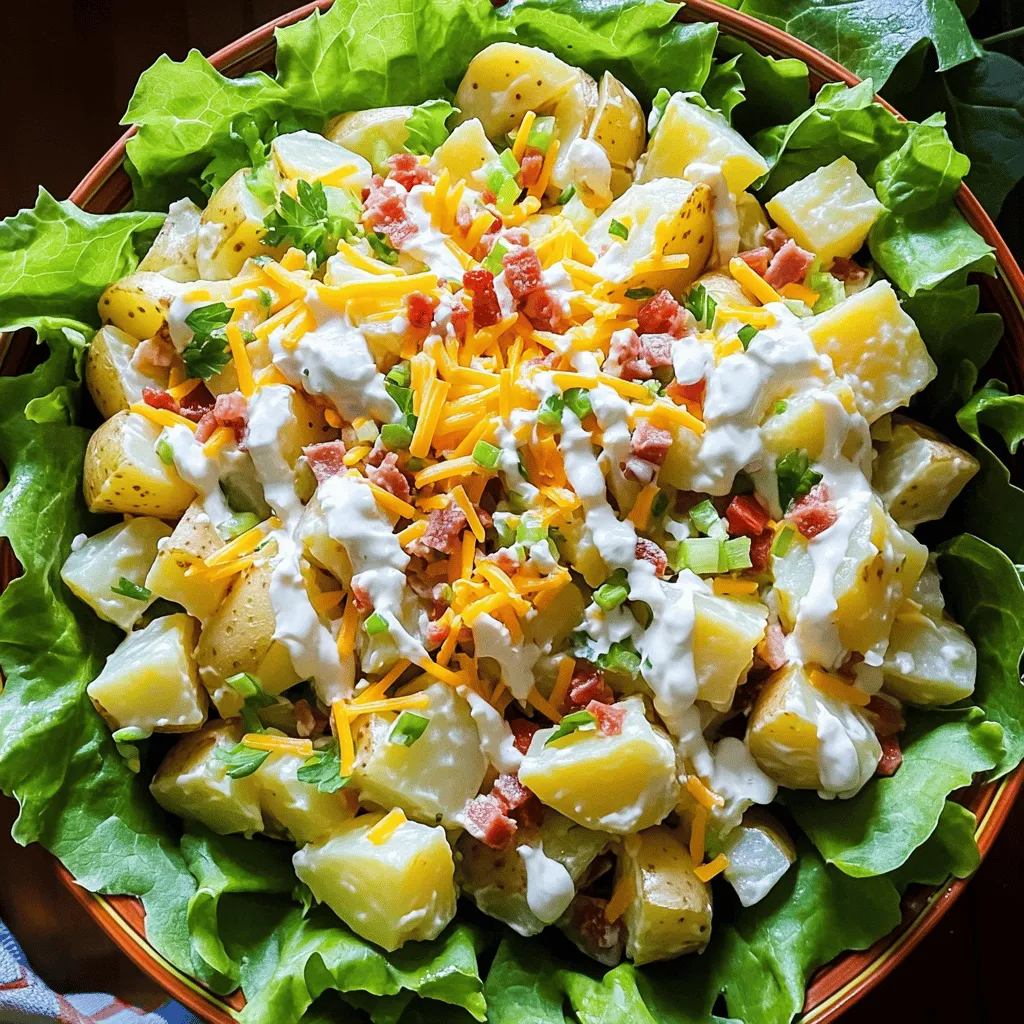 Loaded Baked Potato Salad Flavorful Summer Side Dish