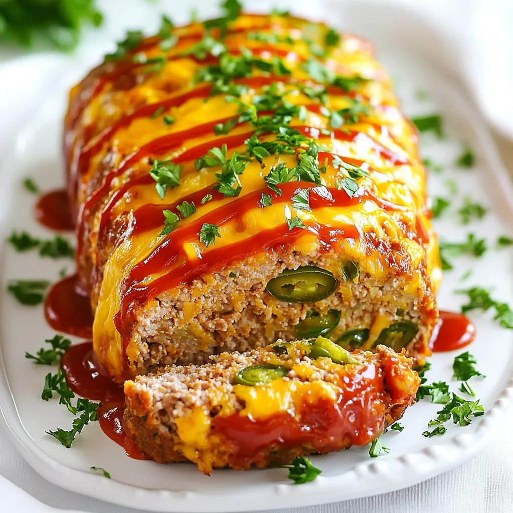 Jalapeño Popper Meatloaf Flavorful Dinner Delight