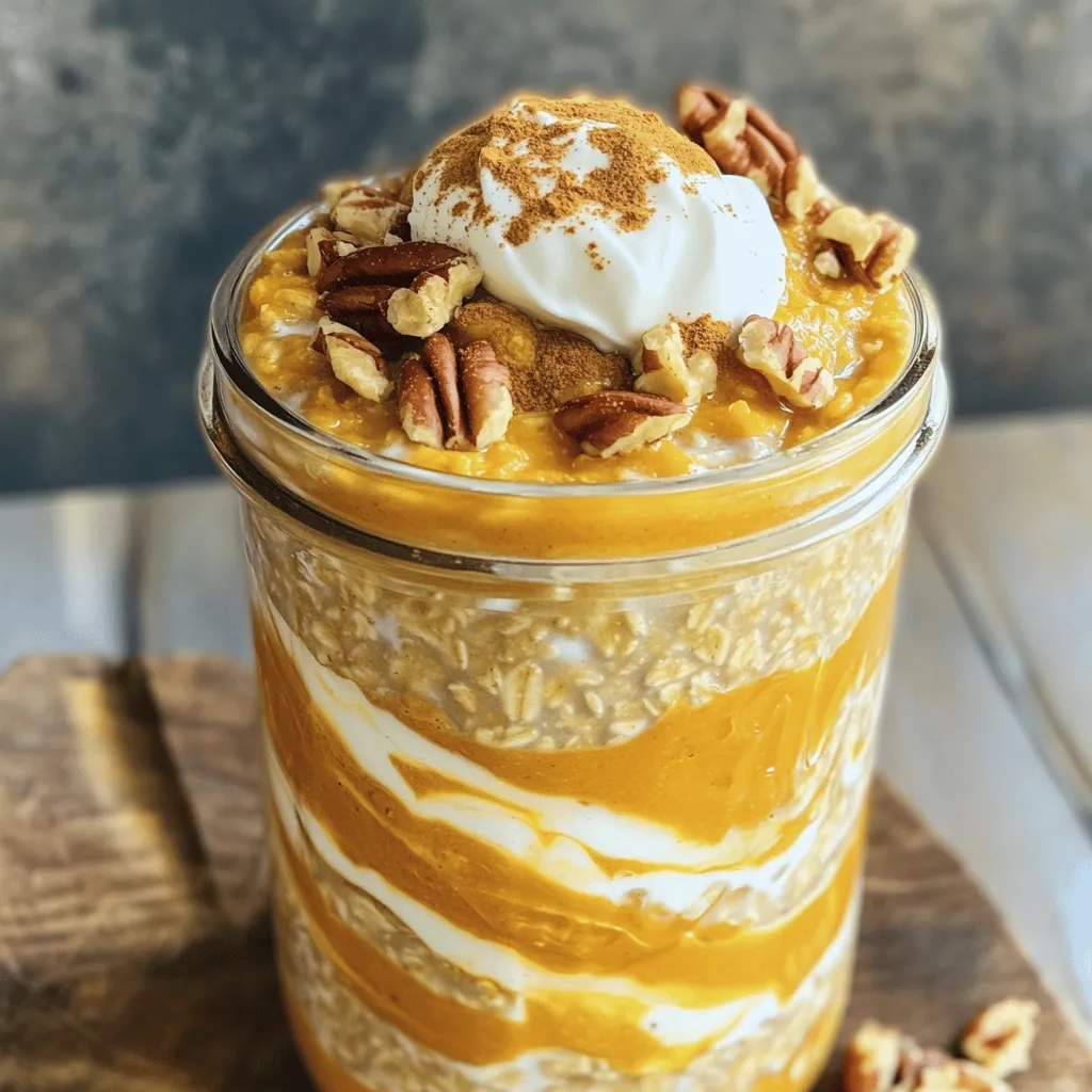 Pumpkin Spice Overnight Oats Cozy and Healthy Delight