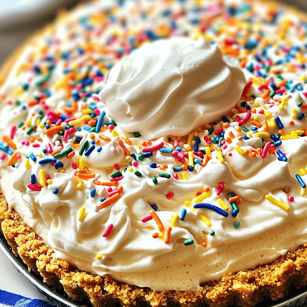 No Bake Funfetti Cheesecake Creamy Delight Recipe