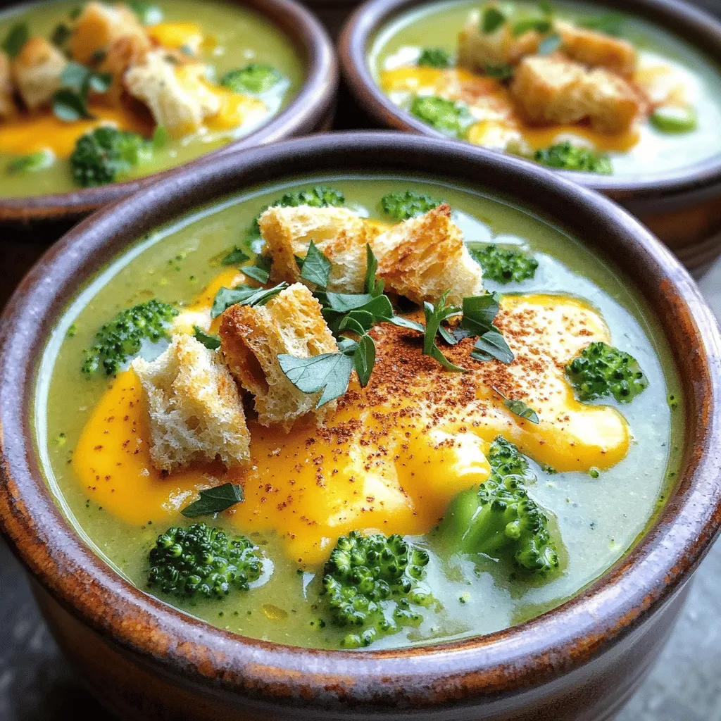 Slow Cooker Broccoli Cheese Soup Creamy and Savory Treat