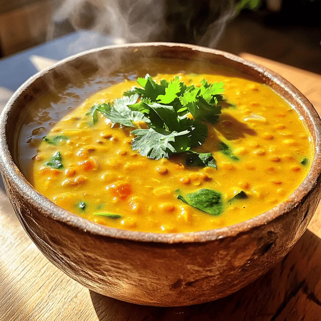 Coconut Curry Lentil Soup Flavorful and Simple Recipe