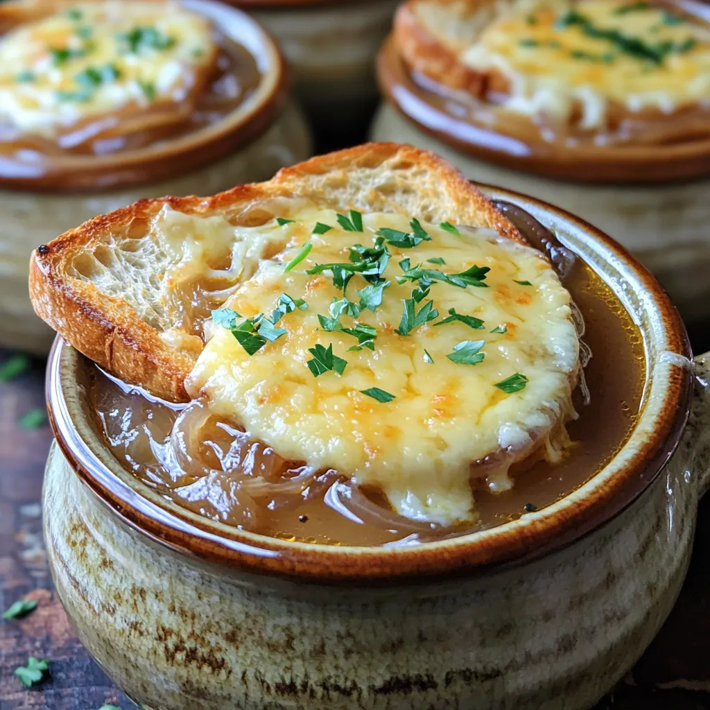 Savory Slow Cooker French Onion Soup Recipe