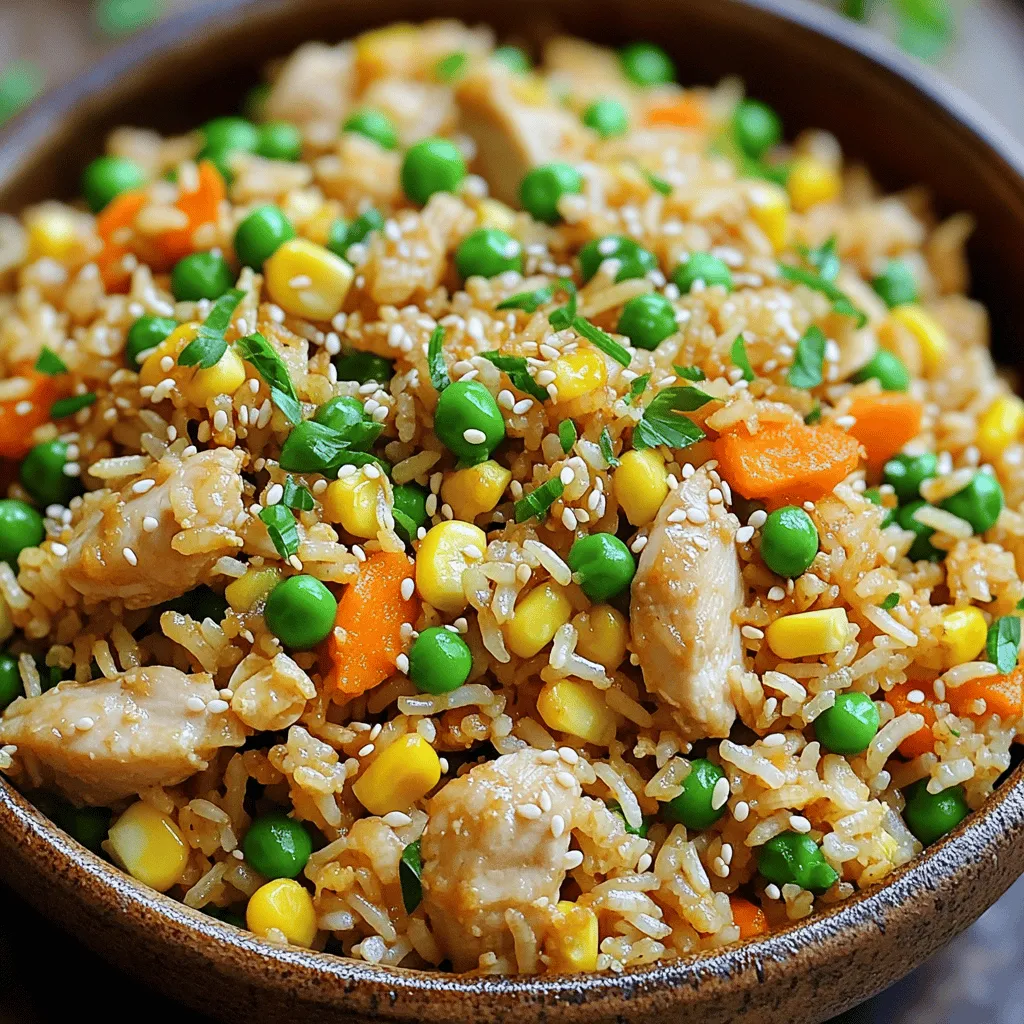 Easy Chicken Fried Rice Quick and Tasty Meal
