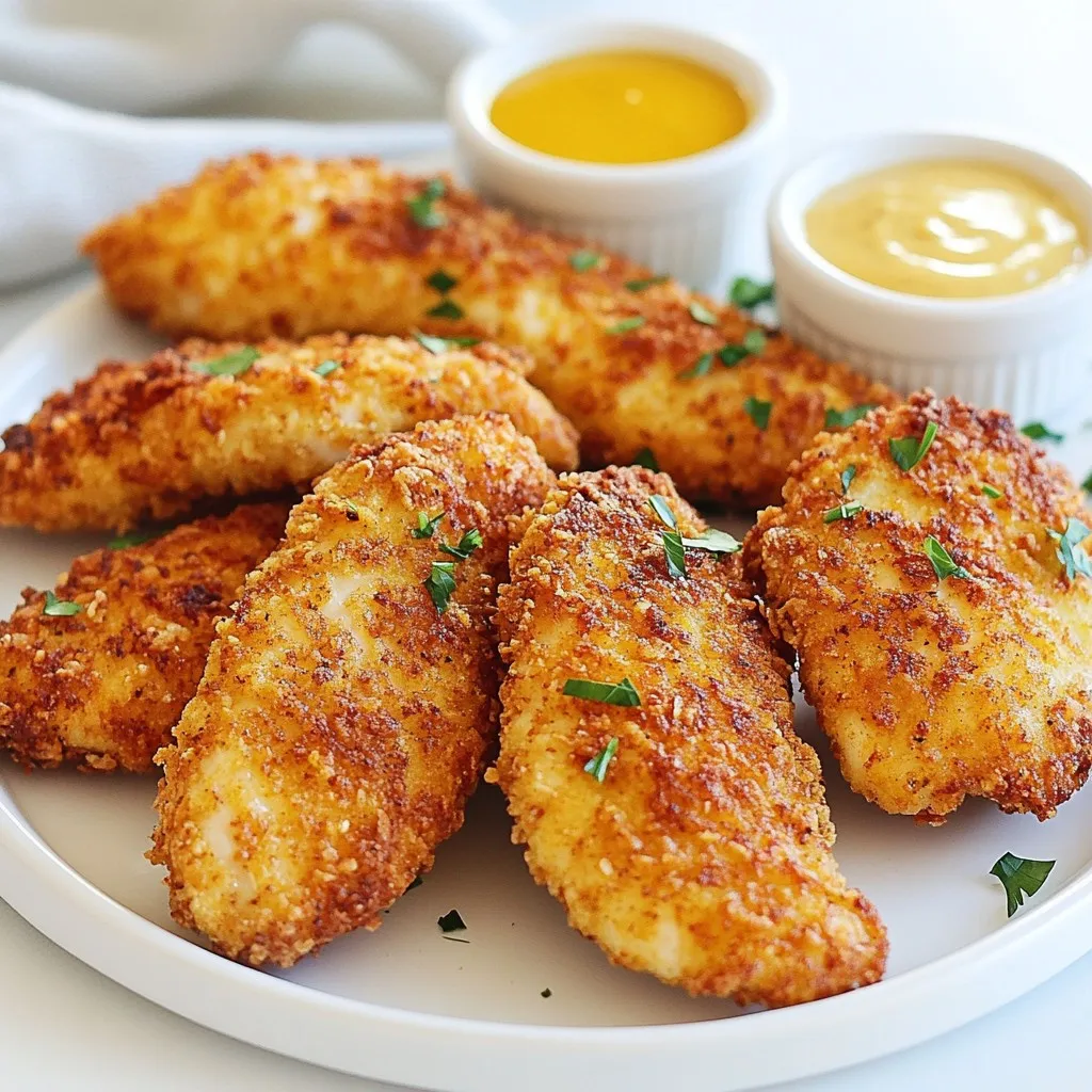 Crispy Air Fryer Chicken Tenders Flavorful and Easy