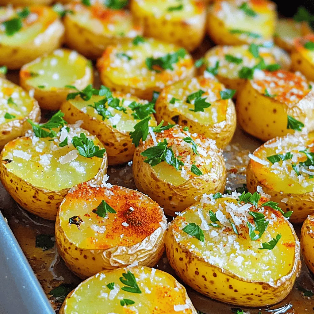 Parmesan Garlic Roasted Potatoes Simply Delicious Side