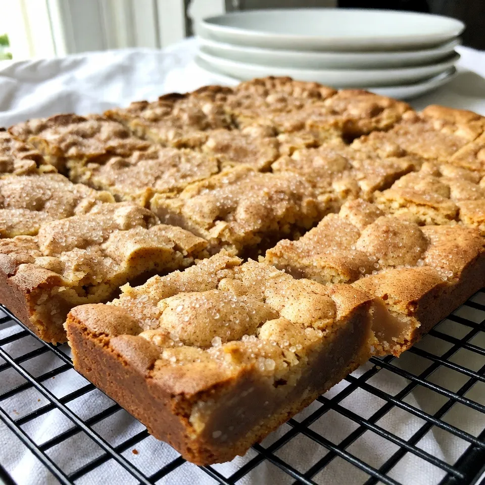 Snickerdoodle Blondies Deliciously Soft and Chewy Treat