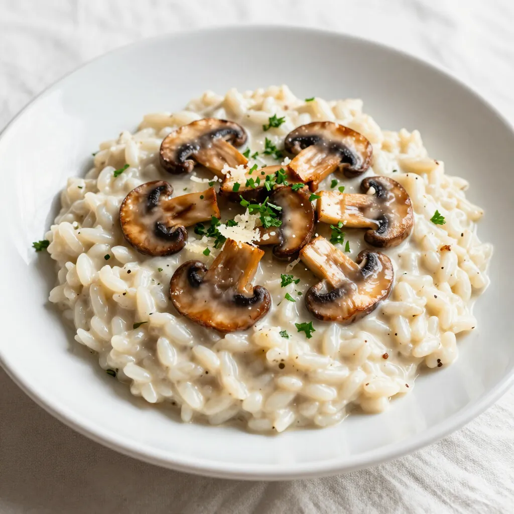 Creamy Mushroom Risotto Rich and Flavorful Delight