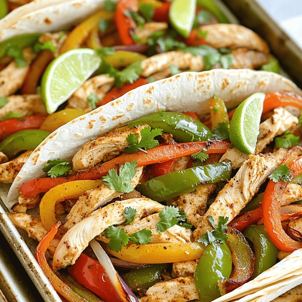 Flavorful Sheet Pan Chicken Fajitas Easy and Quick Recipe