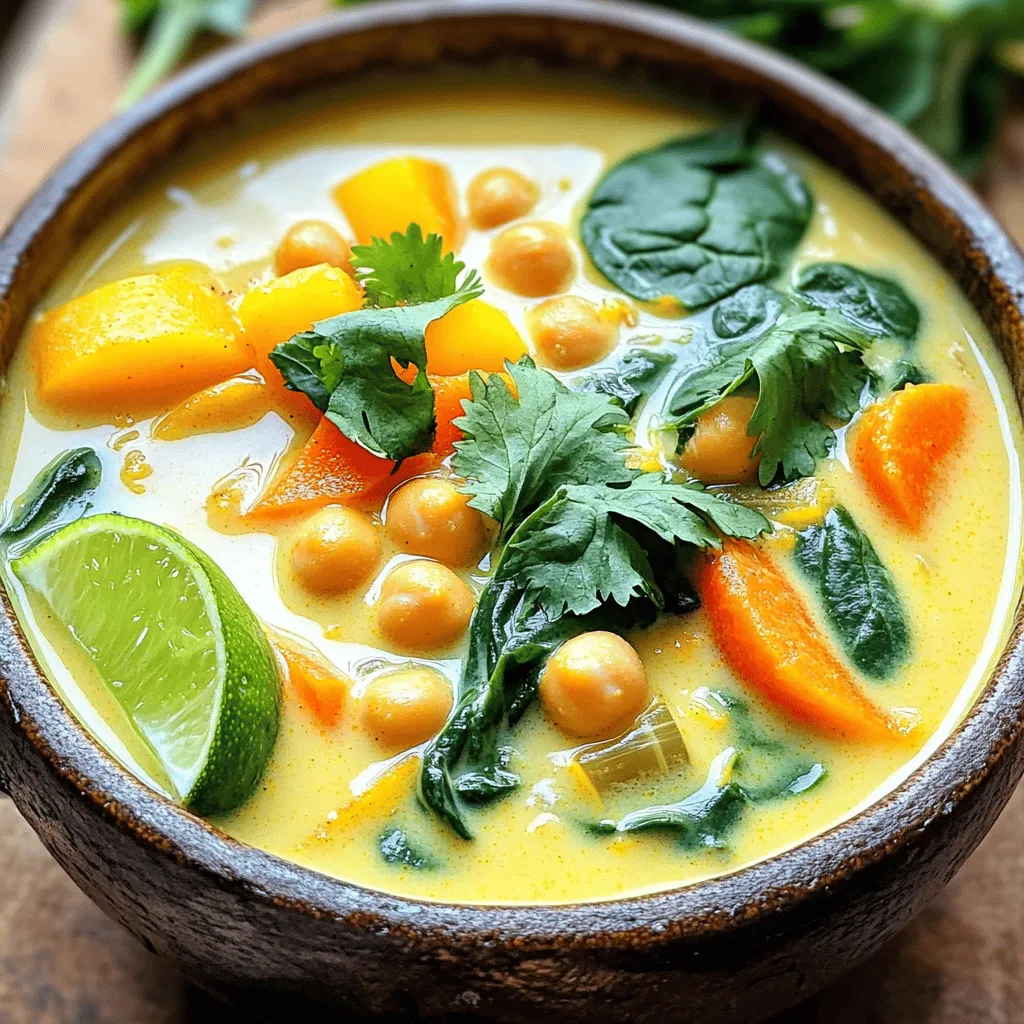 Coconut Curry Chickpea Soup Flavorful and Nourishing