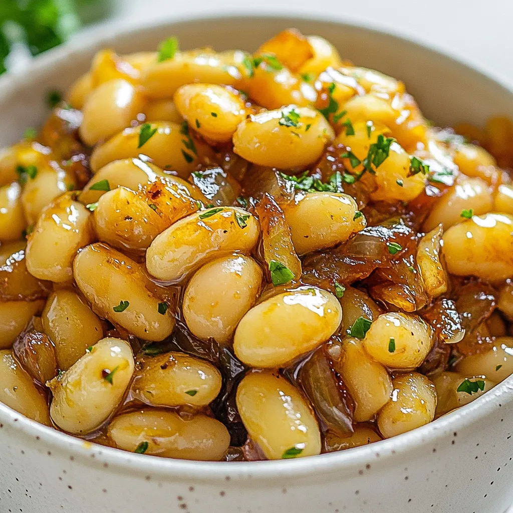 Caramelized Onion Butter Beans Flavorful Comfort Dish