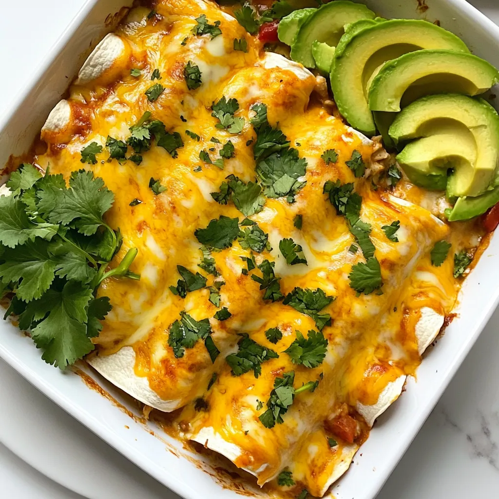 Cheesy Chicken Enchiladas Flavorful Family Favorite