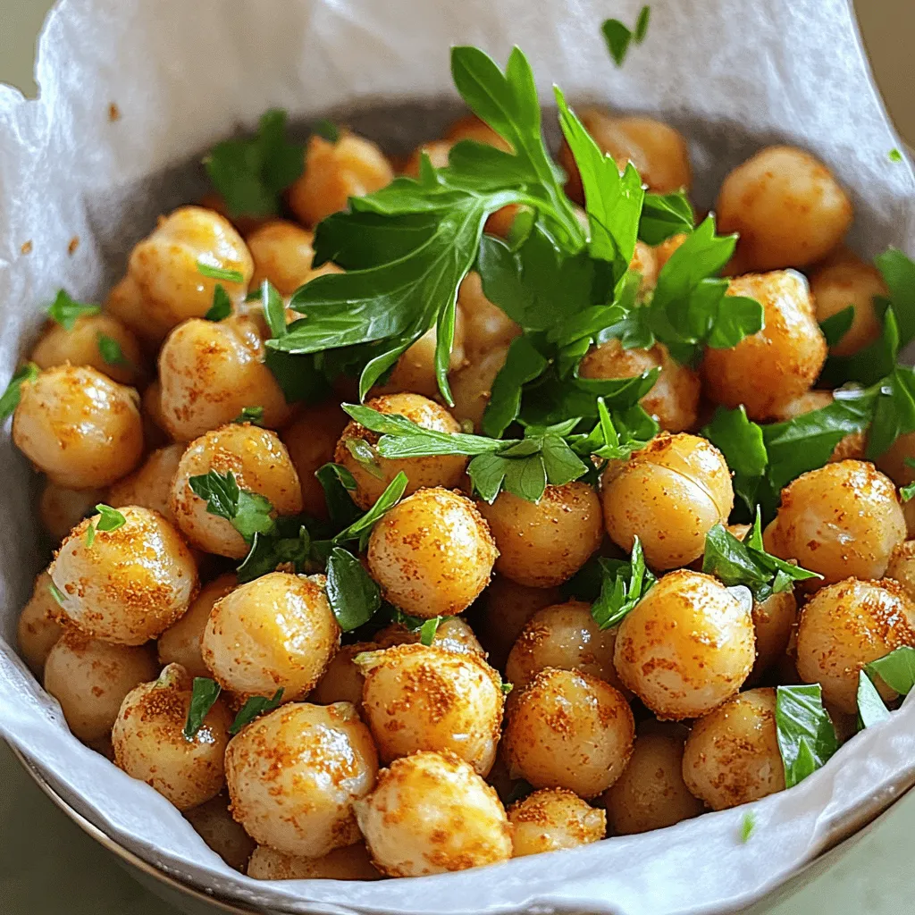 Air Fryer Crispy Chickpeas Crunchy and Flavorful Snack
