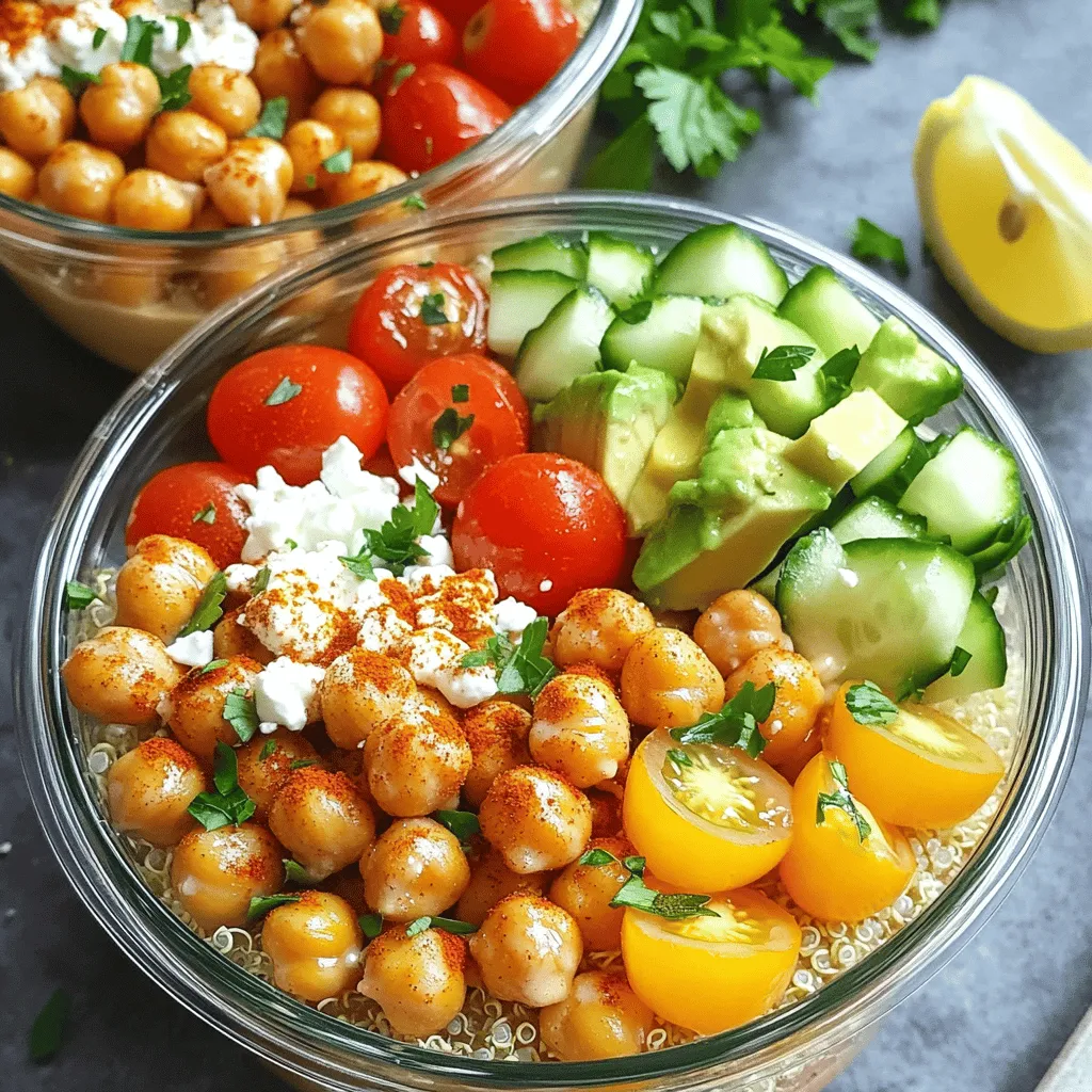 Crispy Chickpea Power Bowls Flavorful and Nourishing Dish