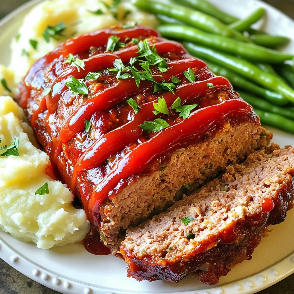 Tender Moist Meatloaf Simple Recipe for Flavorful Dinner