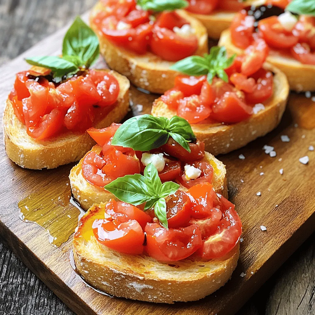 Fresh Tomato Basil Bruschetta Flavorful Easy Recipe