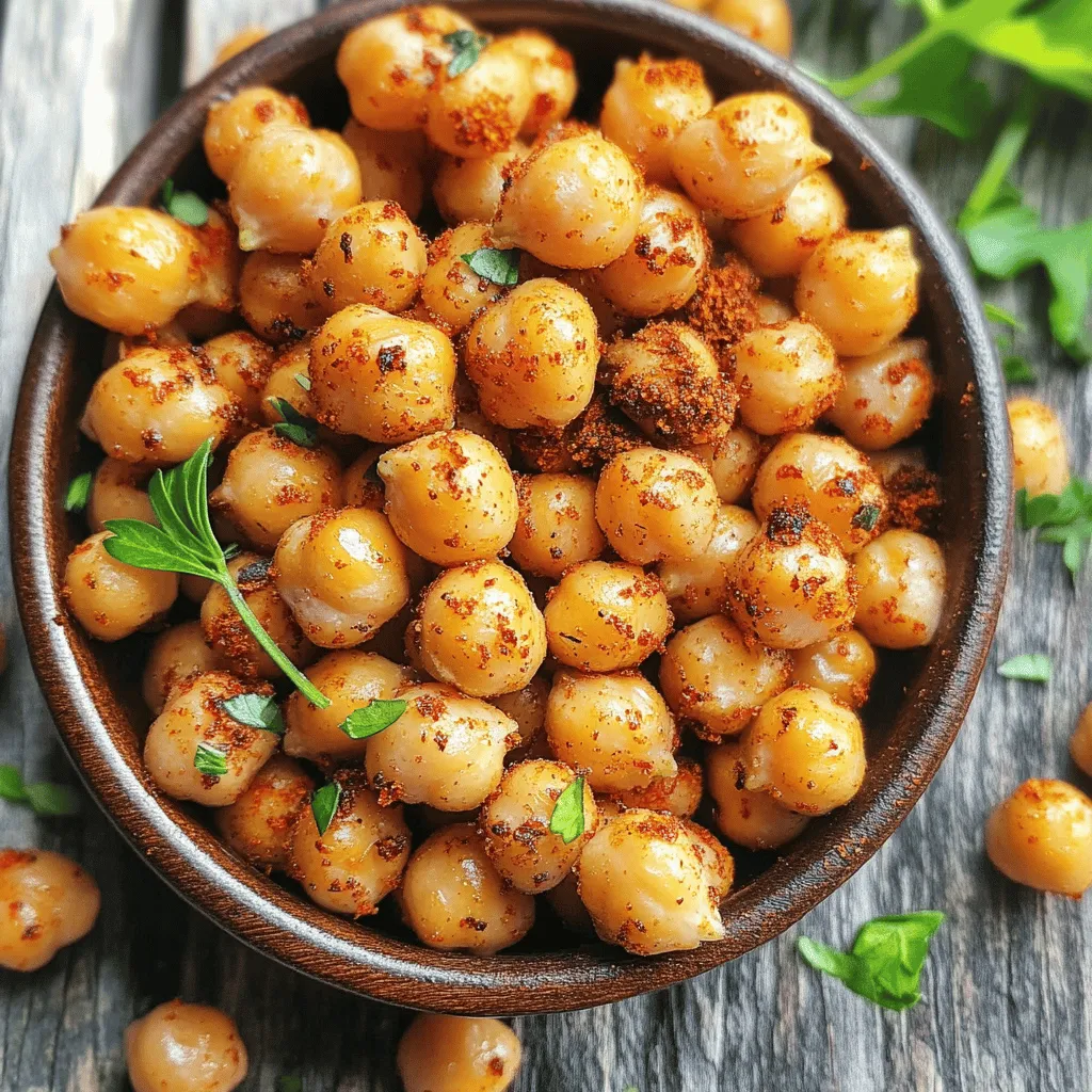 Crispy Air Fryer Chickpeas Easy Healthy Snack Recipe