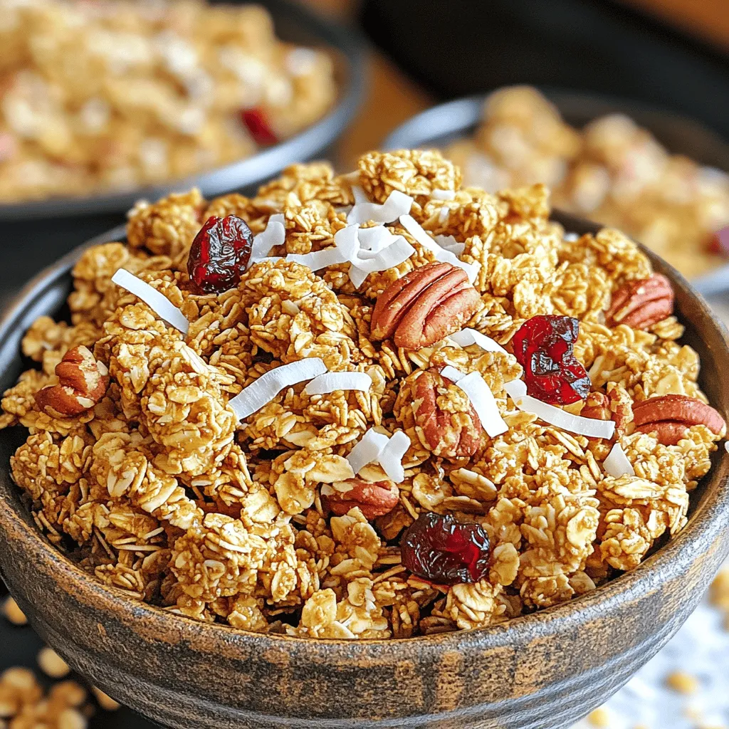 Maple Pecan Granola Crunchy and Tasty Recipe