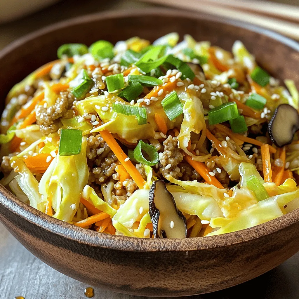 Egg Roll in a Bowl Flavorful and Hearty Meal