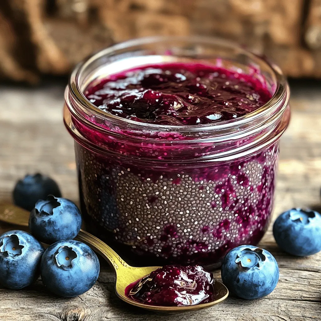 Blueberry Chia Seed Jam Simple Healthy Spread