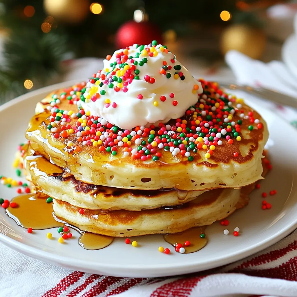 Christmas Confetti Pancakes Festive and Fun Recipe