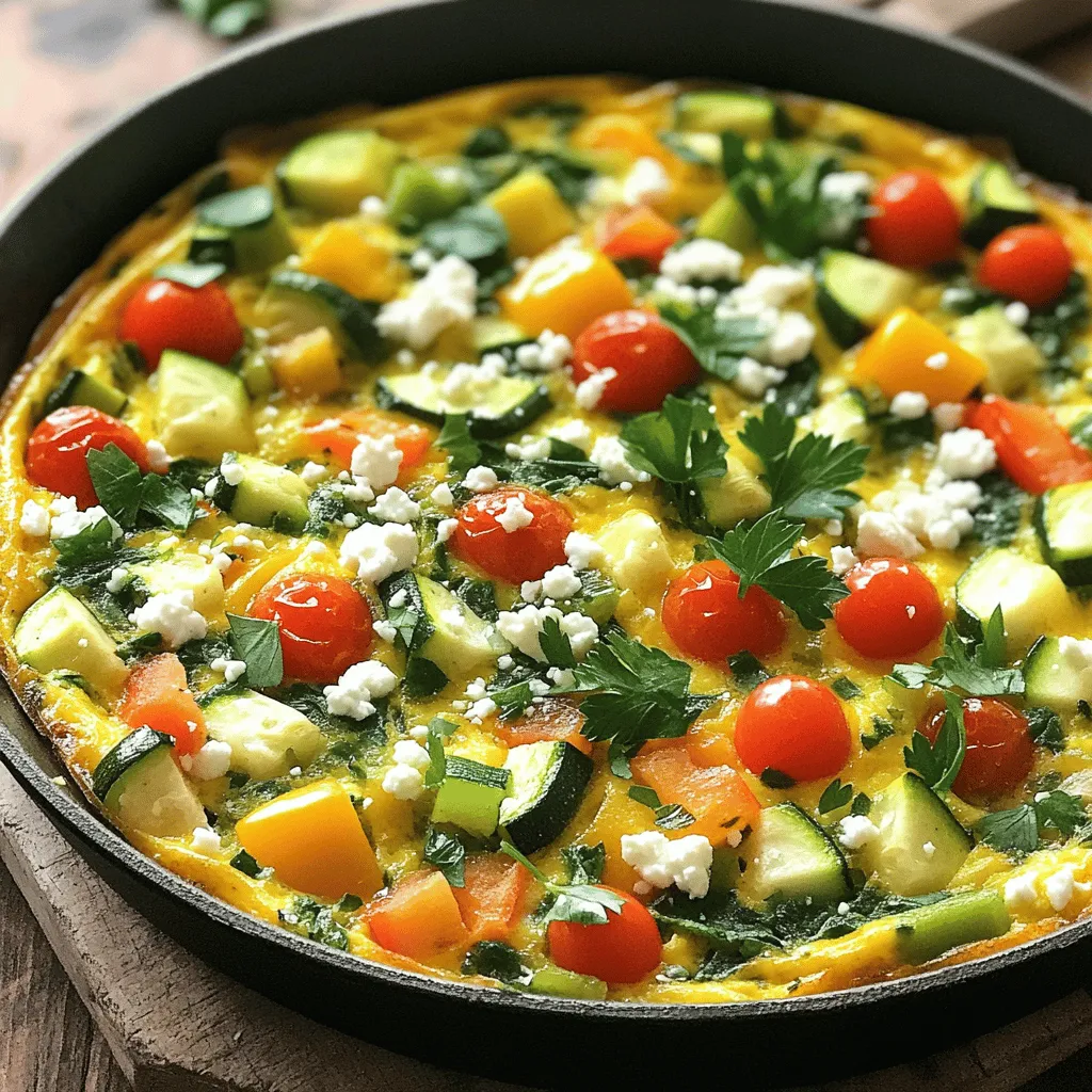 Savory Vegetable Frittata Quick and Tasty Recipe
