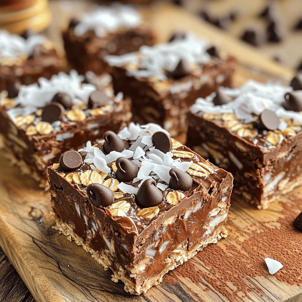 No-Bake Chocolate Oat Bars Simple and Tasty Snack