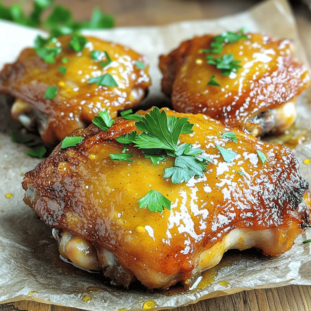 Honey Mustard Chicken Thighs Flavorful and Easy Recipe