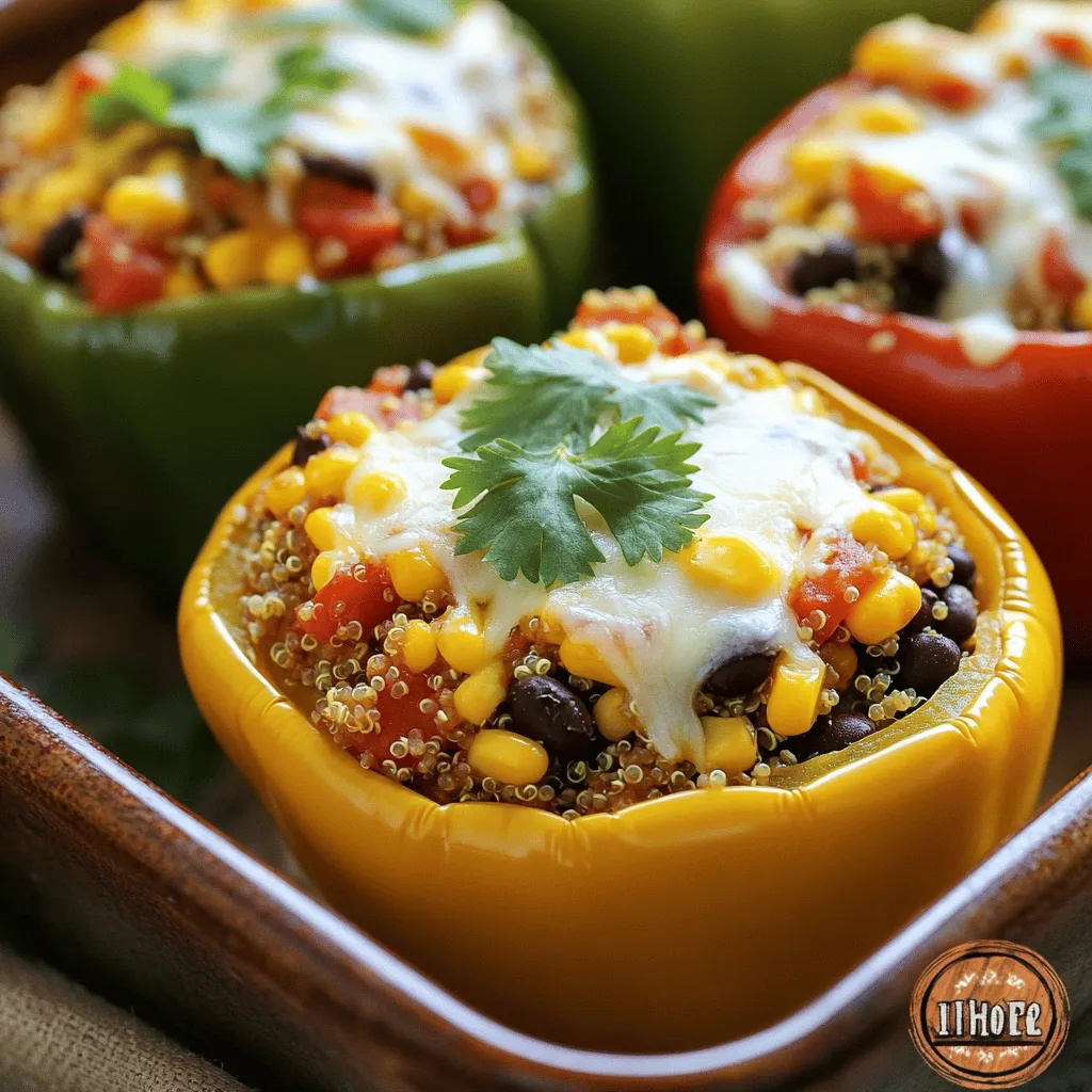 Savory Quinoa Stuffed Peppers Healthy and Simple Dish