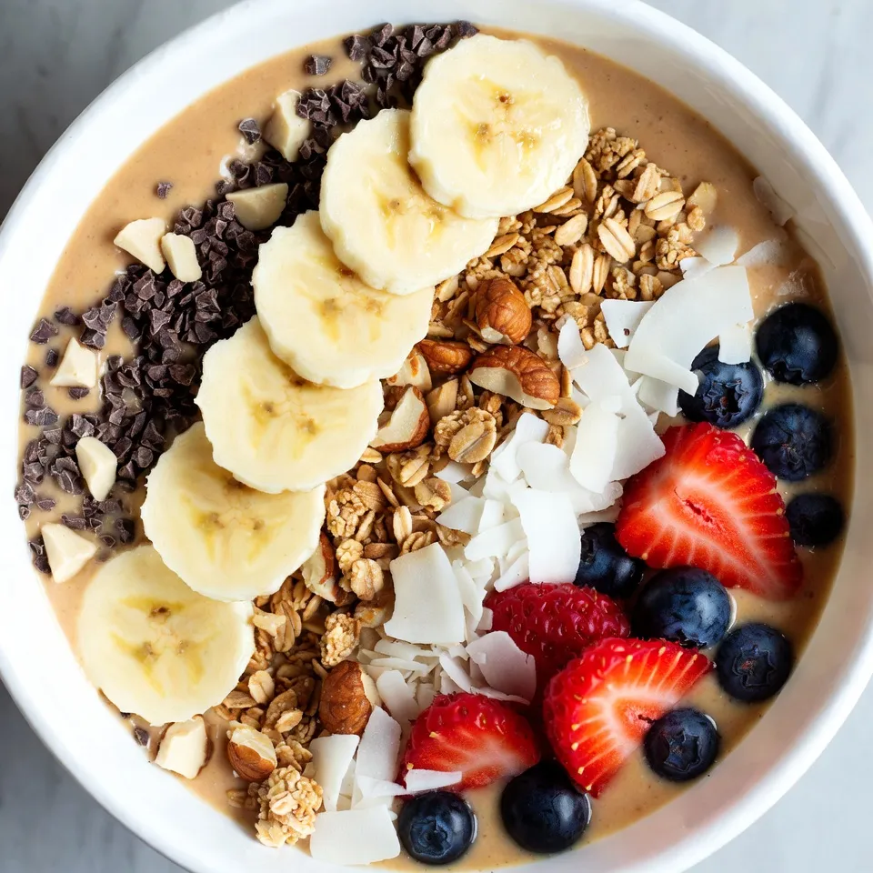 Peanut Butter Banana Smoothie Bowl Recipe Delight