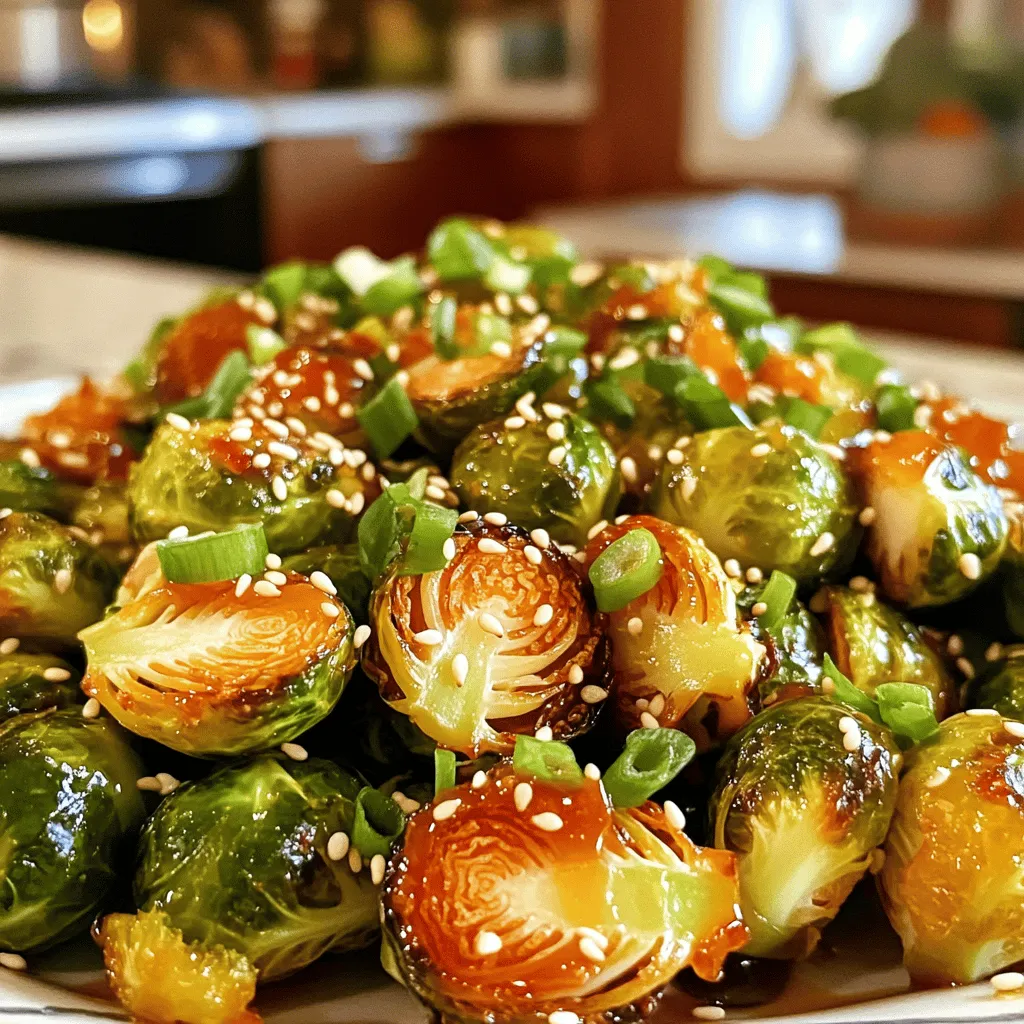 Honey Sriracha Brussels Sprouts Tasty Roasted Delight