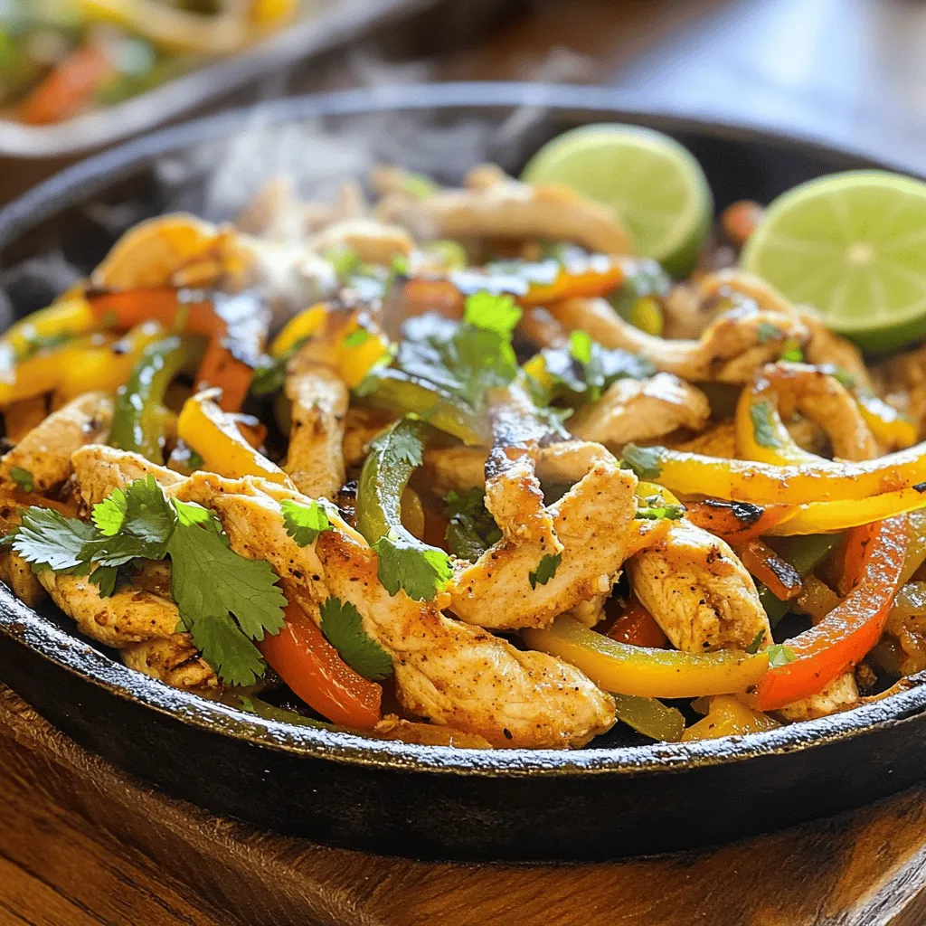 Easy Chicken Fajitas Flavorful and Quick Recipe